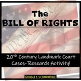 Bill of Rights Research:  20th century Landmark Court Case