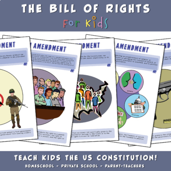Preview of The Bill of Rights For Kids | U.S. Constitution