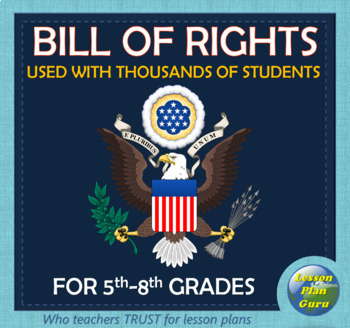 Preview of Bill of Rights COMPLETE Lesson Plan | TWO DAY Lesson -plus- Team Activity!