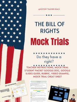 Preview of The Bill of Rights Mock Trials Bundle
