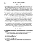 Bill Of Rights Worksheet | Teachers Pay Teachers