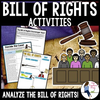 Preview of The Bill of Rights in the United States Constitution Activities