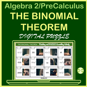 Preview of The Binomial Theorem - Digital Puzzle