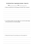 The Birchbark House: Chapter 6 Comprehension Questions