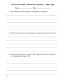 The Birchbark House: Chapter 8 Comprehension Questions