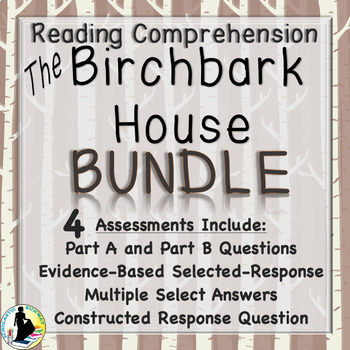 Preview of The Birchbark House Test | Novel Assessment | Writing Rubric | Comprehension