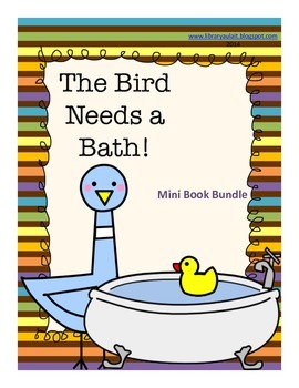 Preview of The Pigeon Needs a Bath Mini-book bundle