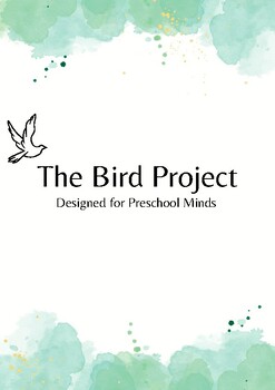 Preview of The Bird Project for Preschoolers (Project Based Learning)