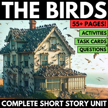 Preview of The Birds by Daphne Du Maurier Short Story Unit - Horror Short Stories Projects