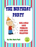 The Birthday Party Math Activity - Data Word Problem in the Real World