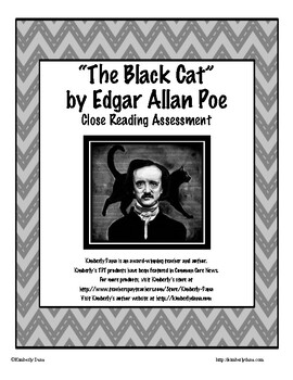 Preview of The Black Cat By Edgar Allan Poe Assessment Test