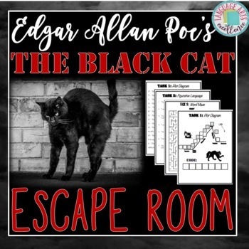 The Black Cat Escape Room By Language Arts Excellence Tpt