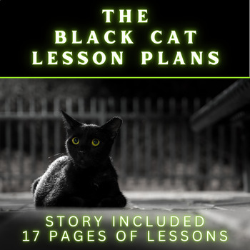 Preview of The Black Cat by Edgar Allan Poe: 6 Critical Thinking Lesson Plans (w/Story)