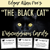 The Black Cat by Edgar Allan Poe Discussion Task Cards