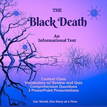 Preview of Nonfiction Reading with Academic Vocabulary in Context: The Black Death (HS)