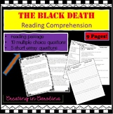 The Black Death (Bubonic Plague) Reading Comprehension Pac