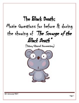 Preview of The Black Death: Movie Questions for “The Scourge of the Black Death”