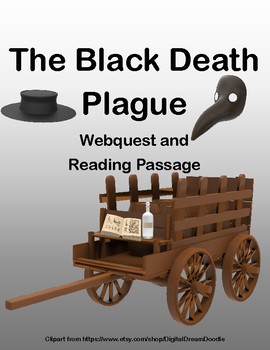 Preview of The Black Death Plague-Webquest and Reading