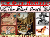 The Black Death The Great Mortality Bubonic Plague (Readin