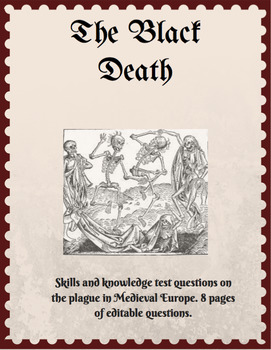 Preview of The Black Death test