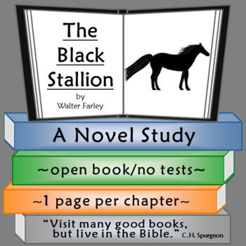 Preview of The Black Stallion Novel Study