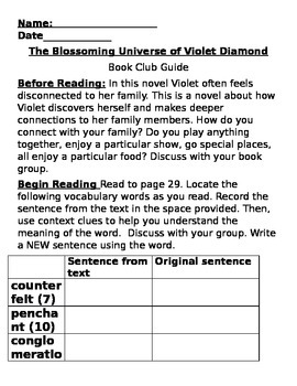 The Blossoming Universe of Violet Diamond by Brenda Woods