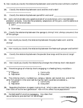 blue planet seas of life worksheet answers