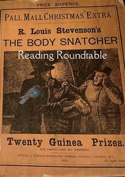 Preview of The Body Snatcher by Stevenson Halloween Reading Roundtable, Discussion Prep