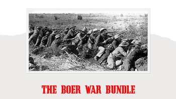 Preview of The Boer War Bundle