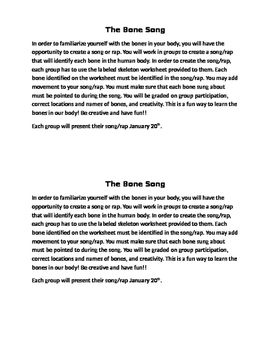 Preview of The Bone Song - Group Activity