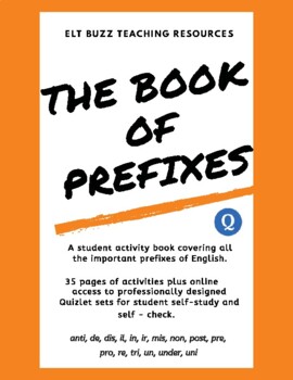 Preview of The Book Of Prefixes.  Academic. Test Prep. Vocabulary. Gifted. ESL. EFL.