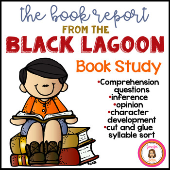 Preview of The Book Report From the Black Lagoon Book Study Packet