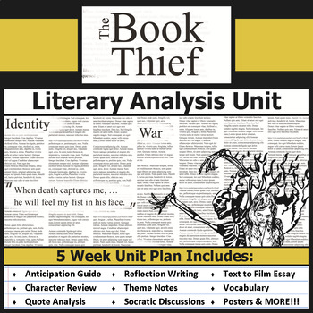 Preview of The Book Thief Unit