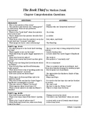 The Book Thief Chapter Comprehension Questions AND Answers