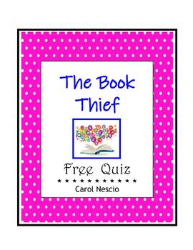 Preview of The Book Thief ~ Movie ~ QUIZ ~ FREE ~   