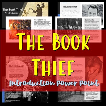 Preview of The Book Thief Introduction Power Point
