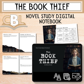 Preview of The Book Thief: Novel Study Digital Notebook