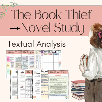 Preview of The Book Thief Novel Study: Textual Analysis | New NSW English Syllabus