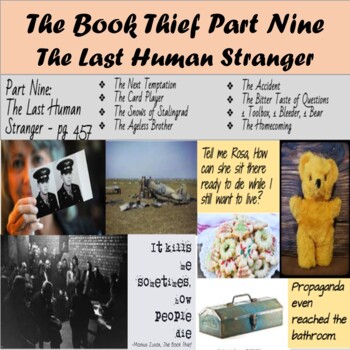 Preview of The Book Thief Part Nine - The Last Human Stranger - Digital Google Slides 