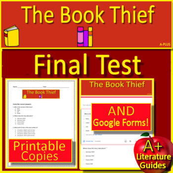 Preview of The Book Thief Test - Questions from the Characters, Events, Plot, Theme, etc.