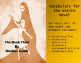 The Book Thief- Vocabulary, practice assignments and quizzes