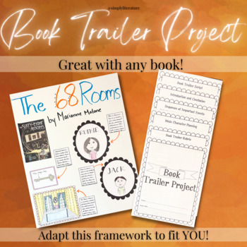 Preview of Book Club Presentation Project + The Book Trailer Project + Fits ANY Book