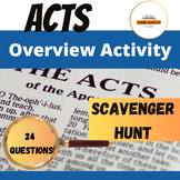 The Book of Acts Overview Activity