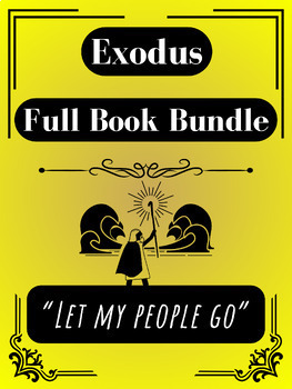 Preview of The Book of Exodus Full Bundle (Lessons, PowerPoint, Reading Guides...)