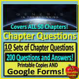 The Book of Genesis Bible Study Activity - Chapter Questio