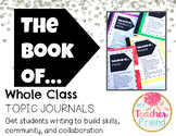 The Book of… Topic Journals for Written Conversations and 