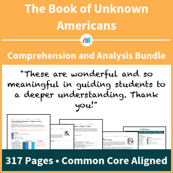 Preview of The Book of Unknown Americans — Comprehension and Analysis Bundle