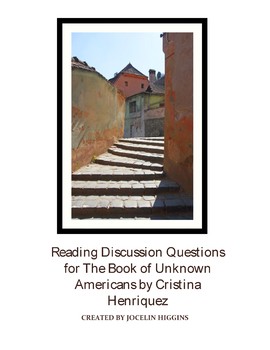 Preview of The Book of Unknown Americans by Cristina Henriquez: Reading Guide