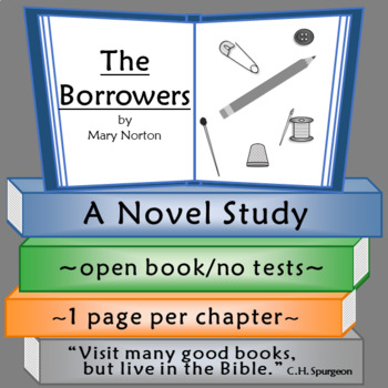 Preview of The Borrowers Novel Study
