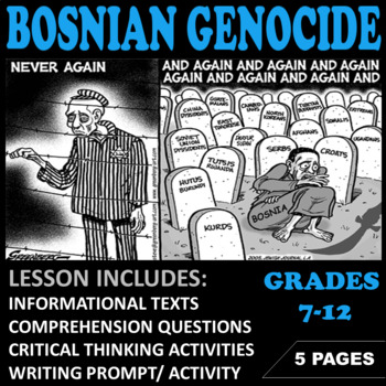 Preview of The Bosnian  War and Genocide